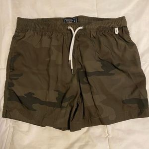 Abercrombie & Fitch Camo Swim Trunks